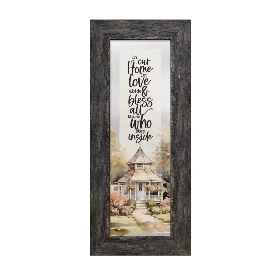 In Our Home Metalscape Framed Wall Art - 6 inches x 14 inches {1}