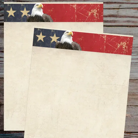 Great Papers! American Eagle Stationery Letterhead, Invitations and Announcements, Printer Friendly, 8.5"x11", 80 Pack {3}