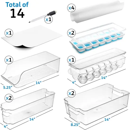 StorageBud Fridge Bins Set {2}