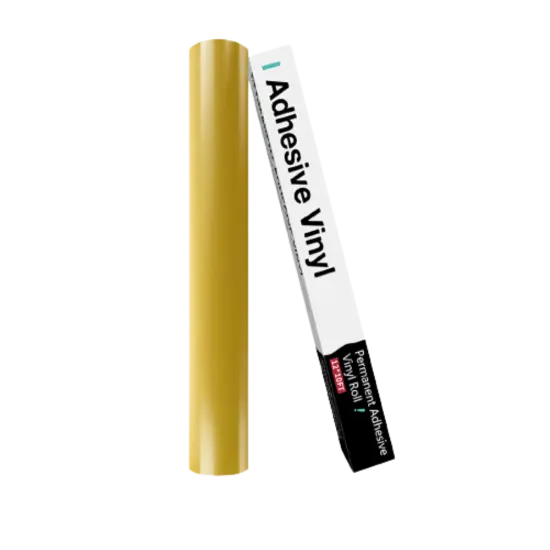 Kitcheniva 12"x10' Adhesive Permanent Vinyl DIY Craft Glossy & Matte Glossy gold {1}