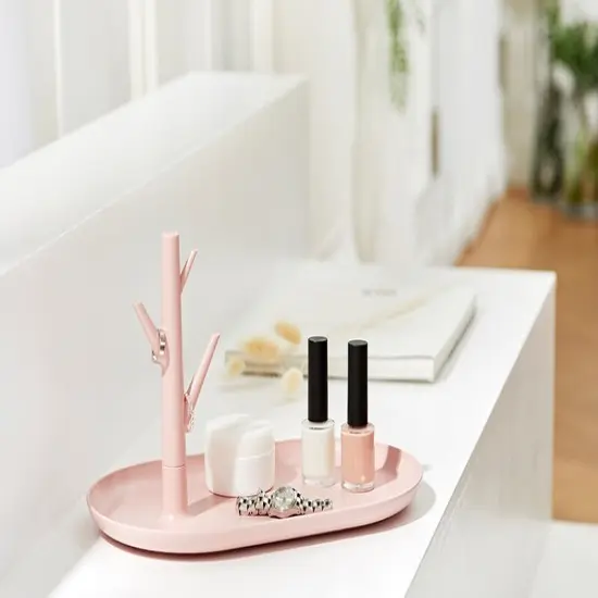 Roi Tray for beauty accessories and jewelry, Pink {5}