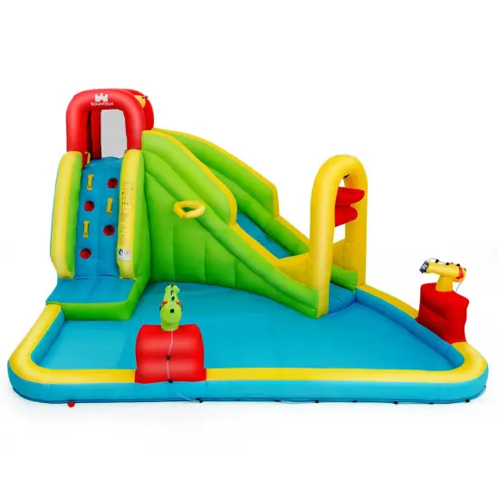 Outdoor Inflatable Water Bounce House with 480W Blower {3}