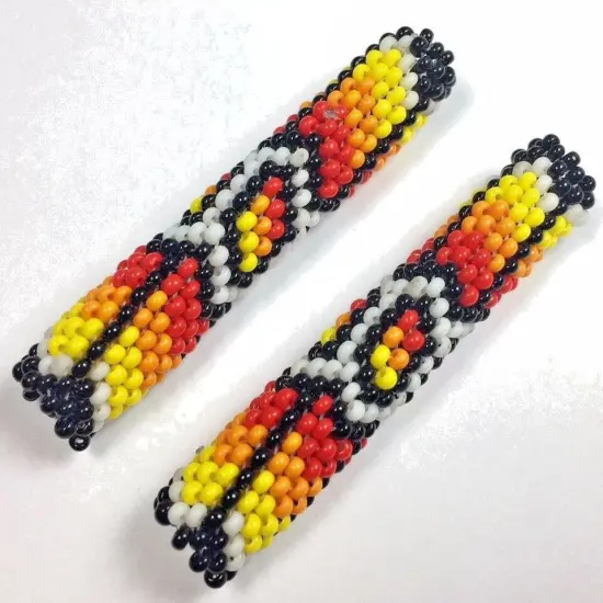 Handcrafted Multicolor Tubular Hollow Beads for Jewelry Making {2}