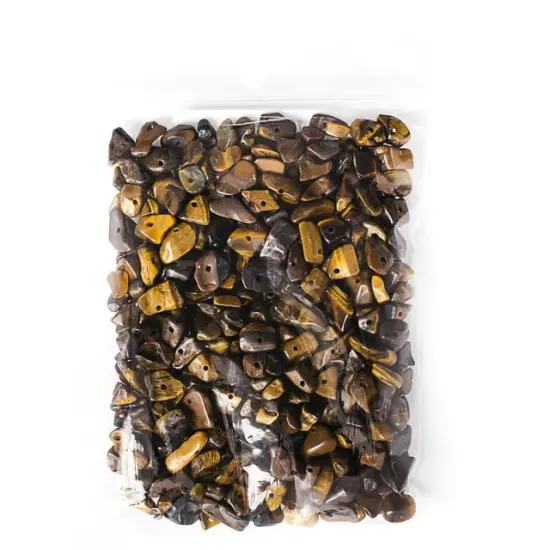 Earth's Jewel Semi-Precious Tiger Eye Loose Chips Beads {2}
