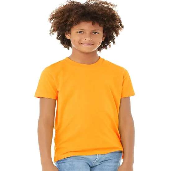 BELLA + CANVAS&reg; Youth Jersey Crewneck Short Sleeve Tee - 3001Y Gold {1}