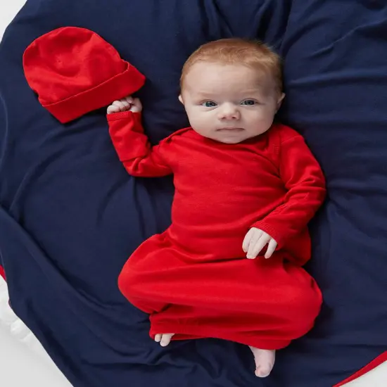 Infant Baby Gown Layette, Various Colors by Rabbit Skins&reg; Red {3}