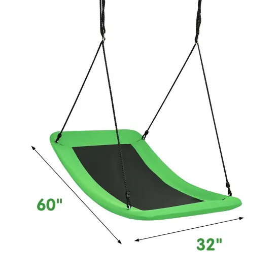 700lb Giant 60 Inch Skycurve Platform Tree Swing for Kids and Adults {4}
