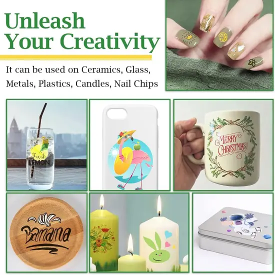 INKJET CLEAR WATERSLIDE FILM Model, Ceramic, Decal Paper 20 sheets 8.5"x11" {5}