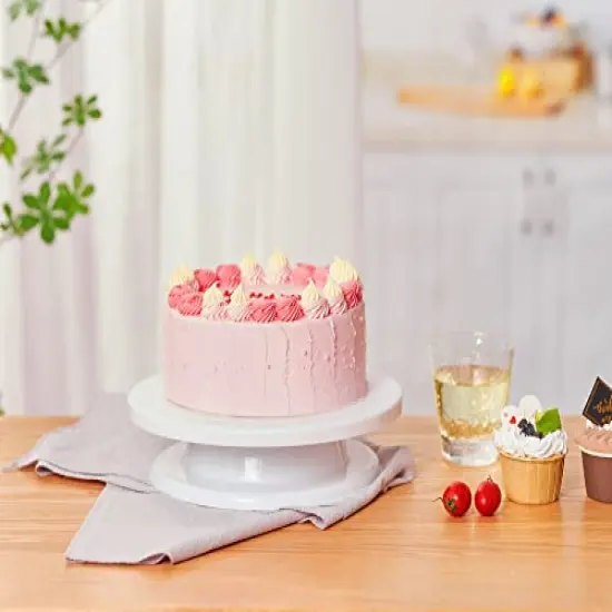 71 PCs Cake Decorating Supplies Kit with Cake Turntable, 12 Numbered Icing Piping Tips, 2 Spatulas, 3 Icing Comb Scraper, 50+2 Piping Bags, and 1 Coupler for Baking {2}