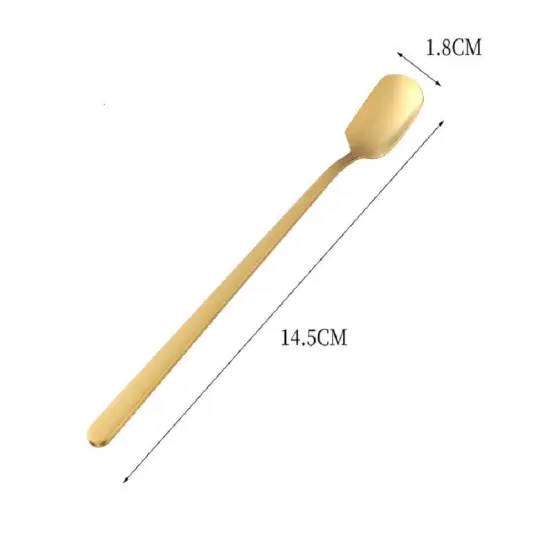 Kitcheniva 6 Pcs 5.7" Iced Teaspoon Stainless Steel {2}