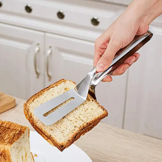 Stainless Steel Steak Clamp Food Bread Meat Clip, Cooking tool. {3}