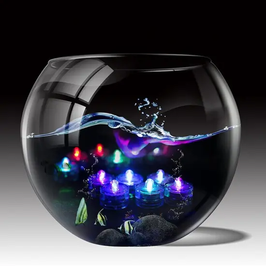 Waterproof LED Submersible Tea Lights for Wedding and Party Decoration Yellow {4}