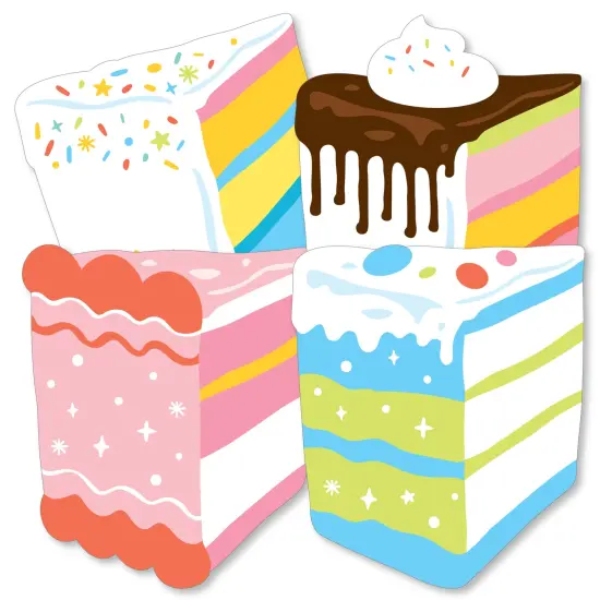 Big Dot of Happiness Cake Time - Decorations DIY Happy Birthday Party Essentials - Set of 20 {3}