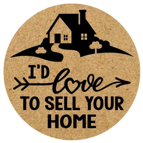 Round 1.5 Kraft Paper Stickers {1}