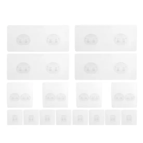 16PCS Adhesive Hooks for Nail-Free Shower Caddy Shelf {1}