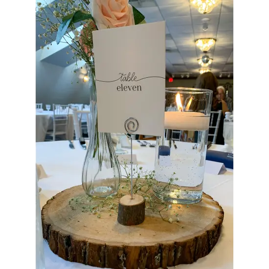 Wilson D&eacute;cor Large Wood Thick Round Extra Value Pack 14pk {6}