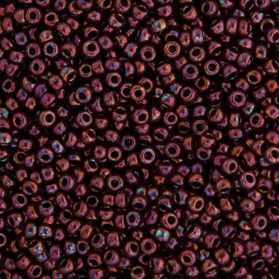 Miyuki 22g Metallic Round Seed Beads, 11/0 Raspberry Op #460 {1}