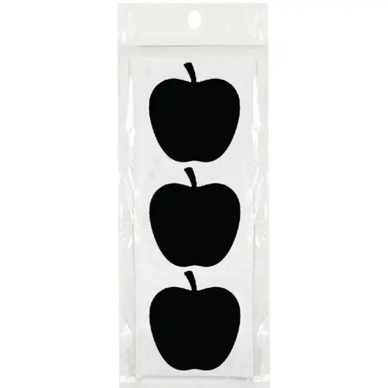Wrapables Set of 30 Chalkboard Labels / Chalkboard Stickers, 2.6" x 2.5" Apple {1}