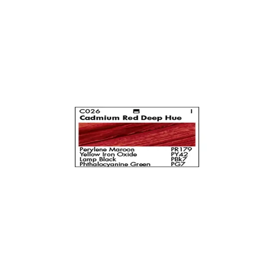 Grumbacher&reg; Academy&reg; Acrylic Paint Red Color Family Cad Red Deep Hue {2}