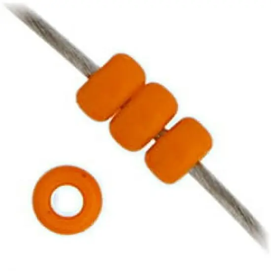 Miyuki 250g Opaque Round Rocailles Seed Beads, 11/0 Orange #405 {2}