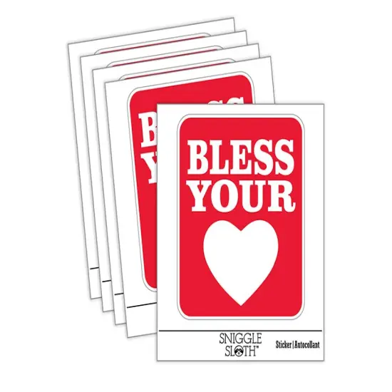 Bless Your Heart Southern Waterproof Vinyl Phone Tablet Laptop Water Bottle Sticker Set - 5 Pack {2}