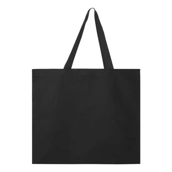 Q-Tees&reg; Promotional Tote Heavy Cotton Canvas Orange {3}