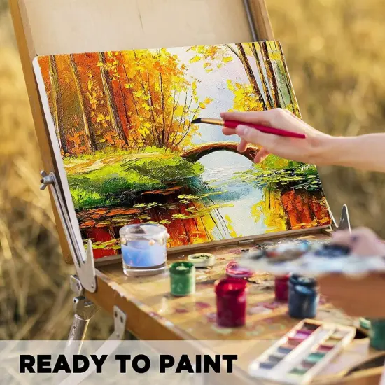 7-Pack Stretched Canvas for Bulk Painting {3}