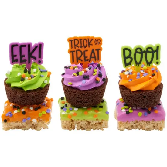 Halloween Greetings DecoPics Cupcake Decoration, 12ct {5}