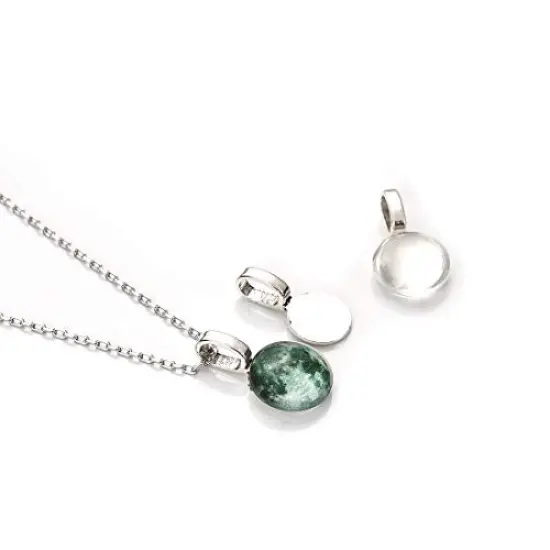 120 Pieces Glue on Bails for Pendants Jewelry Making Necklace Earring Bail Scrabble Making Supplies Glass Cabochon Tiles Pendant {4}