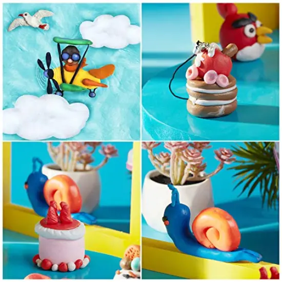 Polymer Clay, Modeling Clay for Kids DIY Starter Kits, 50 Color Oven Baked Model Clay, Non-Toxic, Non-Sticky, with Sculpting Tools, Ideal Gift for Boys, Girls and Artists {4}