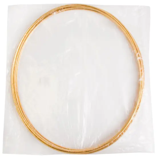 John Bead 27" Brass Metal Rings, 10pcs {4}