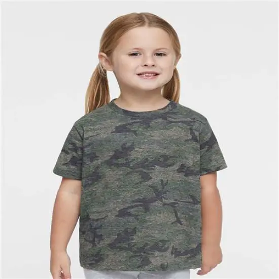 Rabbit Skins&reg; Toddler Fine Jersey Crewneck Short Sleeve Tee - 3321 Vintage camo {1}