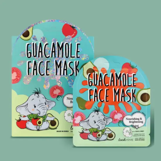 LOOK AT ME Face mask, 10 sheets Guacamole {1}