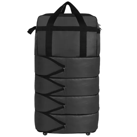 Expandable Wheeled Duffle Bag Foldable Rolling Luggage. {3}