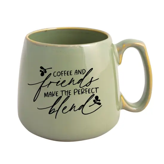 Coffee And Friends Designer Ceramic Heirloom Mug - Holds 15 Oz {1}
