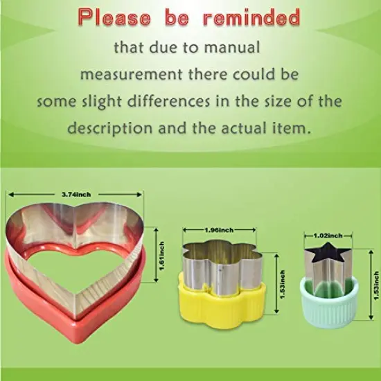 Cutter Shapes Set Different Sizes Cookie Cutters Set Fruit Cookie Pastry Stamps Mold {2}