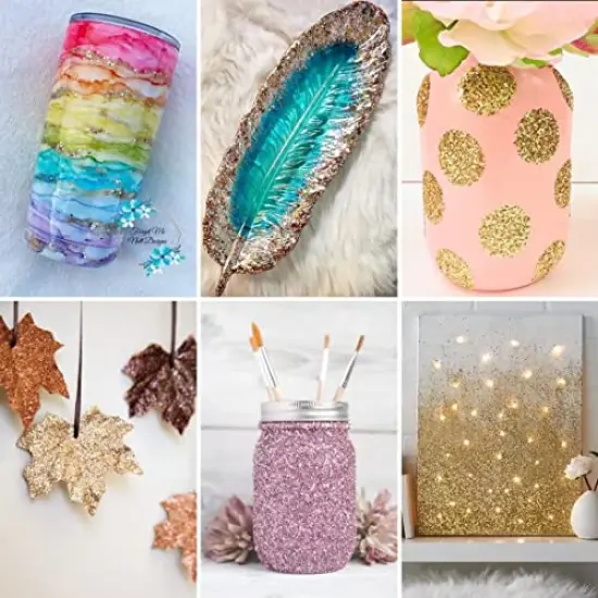 Mix Colors Chunky Glitter 1 Pound 16 OZ Glitter for Resin Crafts Tumblers Cosmetic Makeup Nail Art Festival Decoration {4}