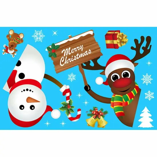 Kitcheniva Christmas Window Clings Snowflake Stickers 167 Pcs {5}