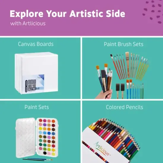 Drawing Board - 13 x 17 Sketch Boards with Handle for Drafting Art - Portable Wooden Clipboard for Class or Studio Fit in Artists Tote {3}