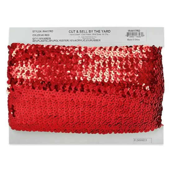 2 yards of 8 Row Sequin Stretch | 2 yard cut Fuchsia {3}