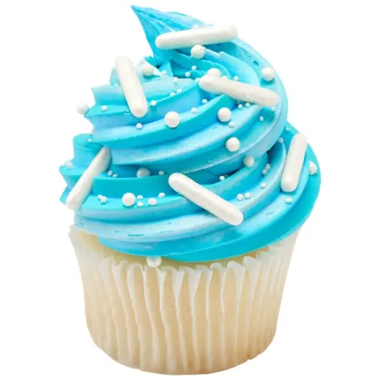 White Pearl Shimmer Rods Sugar Candy Decorations {4}