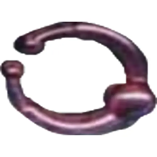 1 Punk Gothic Fake Pink Clip-on Costume Earring Lip Ring Body Hoop {1}