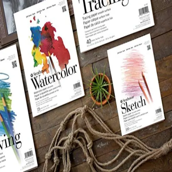 100 Sheets, Sketch Pad, 9x12 inch, Tape Bound - Artist Sketchbook for Drawing, Illustration, Art Class Students {4}