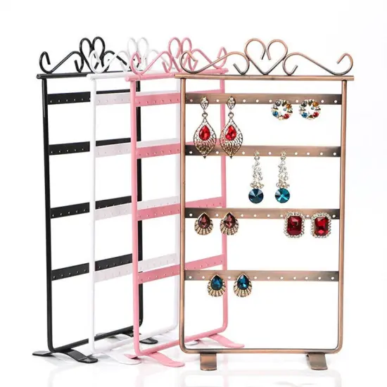 Kitcheniva Jewelry Metal Stand Holder Pink {2}