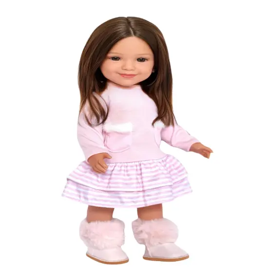 Rosalie&trade;: Embodied Elegance of an 18-Inch Fashion Girl Doll with Brown Hair and Brown Eyes {3}
