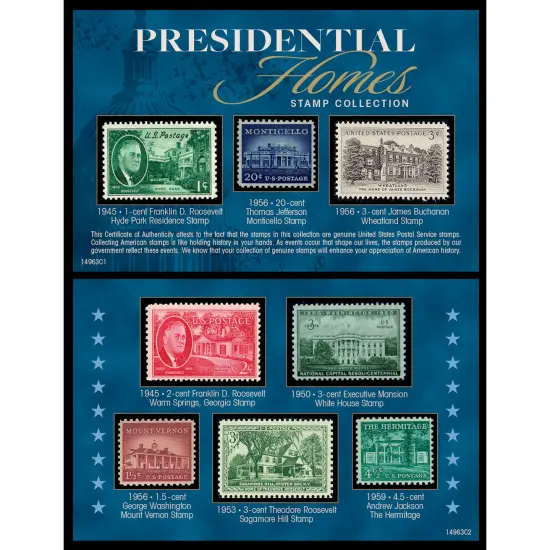 Presidential Homes Stamp Collection {1}