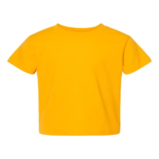 Rabbit Skins&reg; Toddler Cotton Crewneck Short Sleeve Jersey T-Shirt -3301T Gold {1}