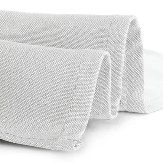 72 x 30 Inch White Fitted Table Cloth for 6 Foot Rectangle Table - Heavy Duty Washable Fabric - for 6 Ft Buffet Table Holiday Party Dinner Wedding & Trade Show {1}