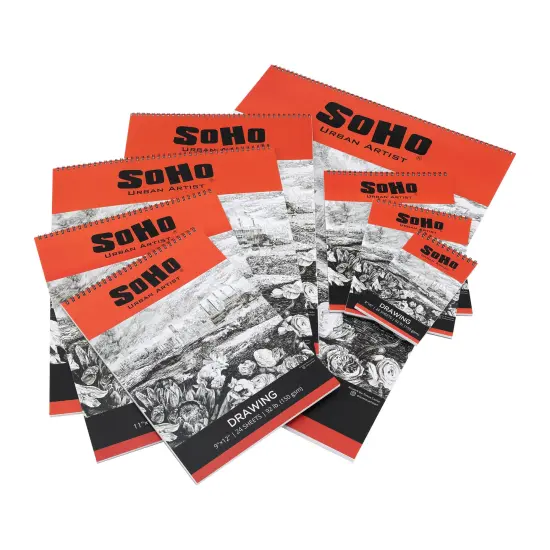 SoHo Soft Cover Drawing Pads - Assorted Sizes {5}