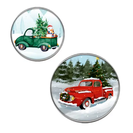 The History of The Christmas Tree Coin and Stamp Set {2}